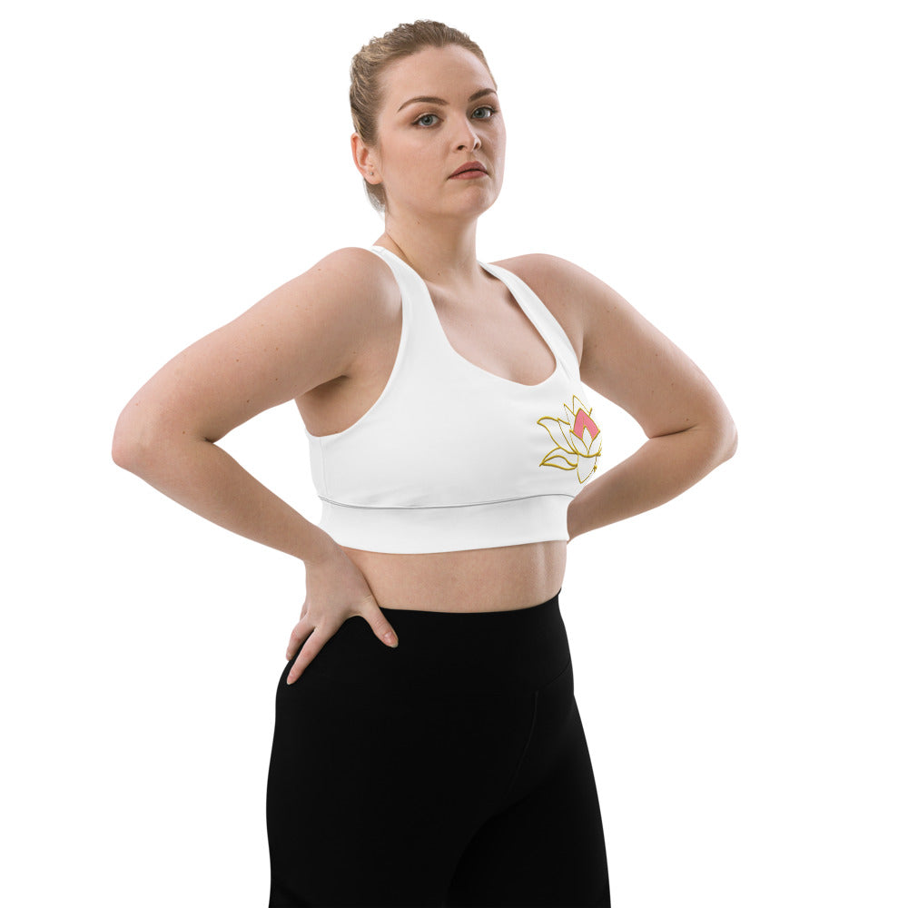 Longline sports bra