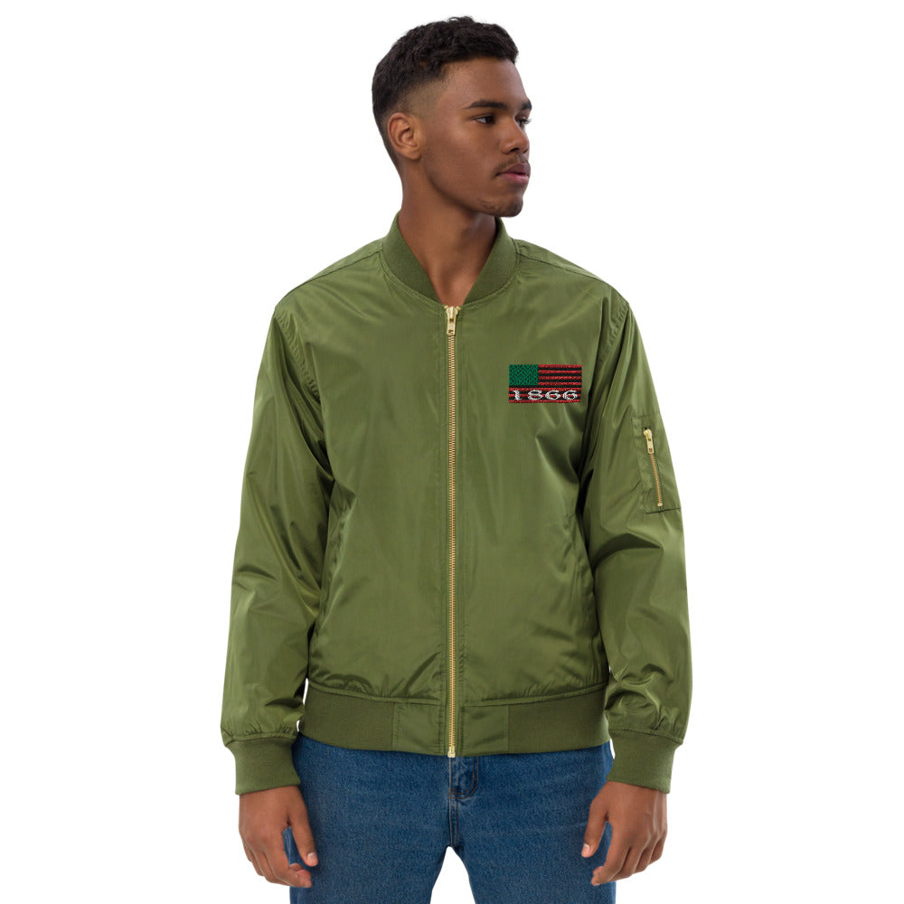 Premium recycled bomber jacket