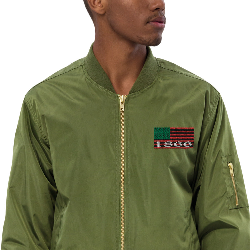 Premium recycled bomber jacket
