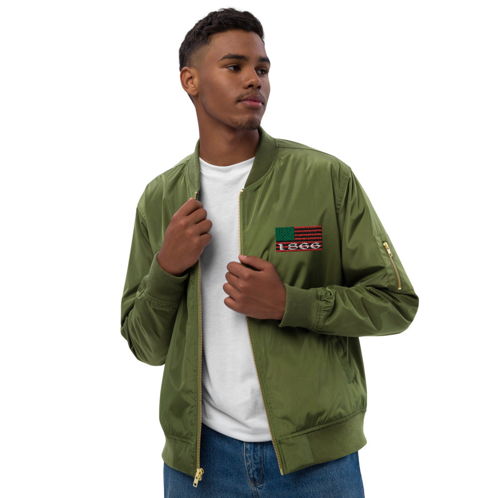 Premium recycled bomber jacket